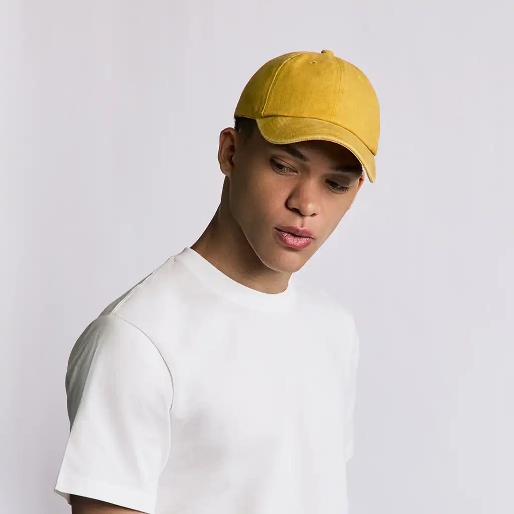AMBER YELLOW VINTAGE CAP - Image 3
