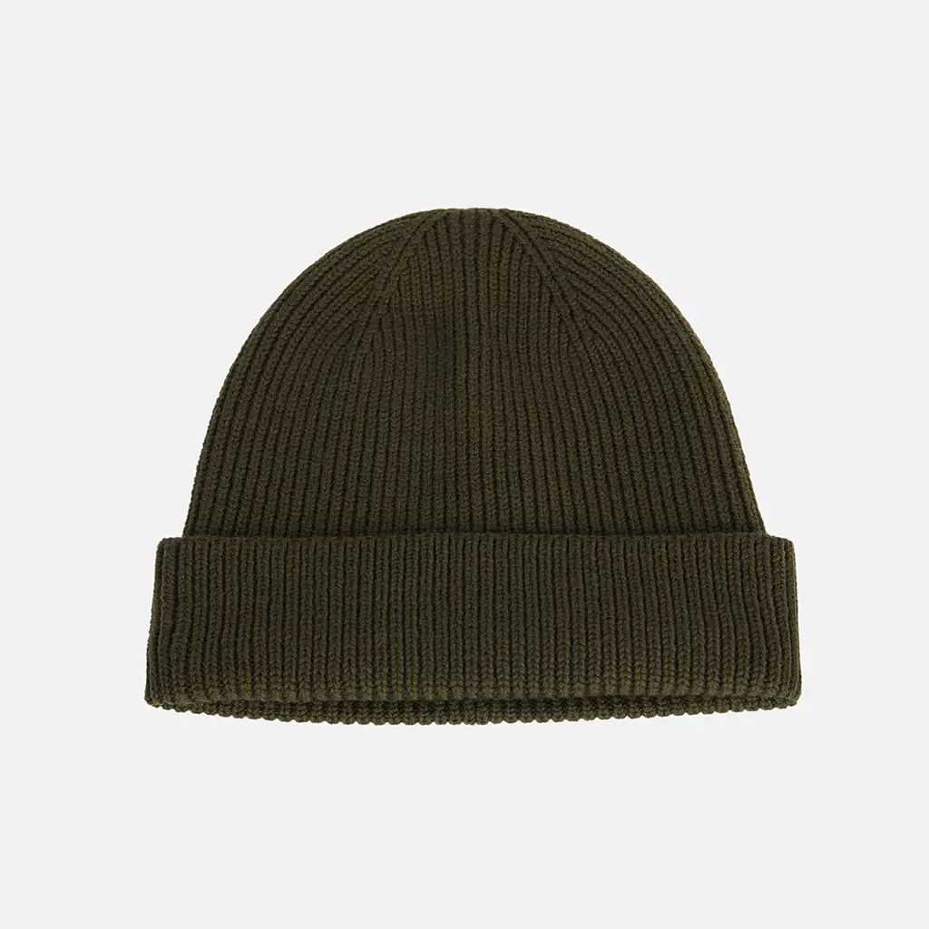 ARMY GREEN SHORT BEANIE - Image 5