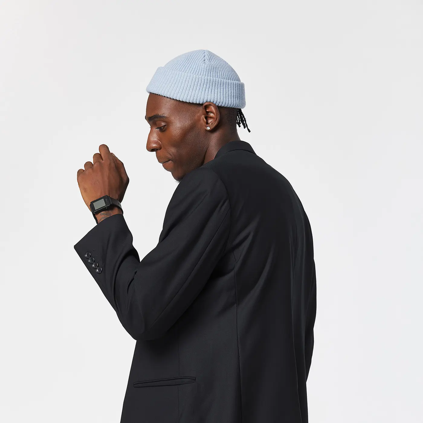 BABY BLUE FISHERMAN BEANIE - Image 3
