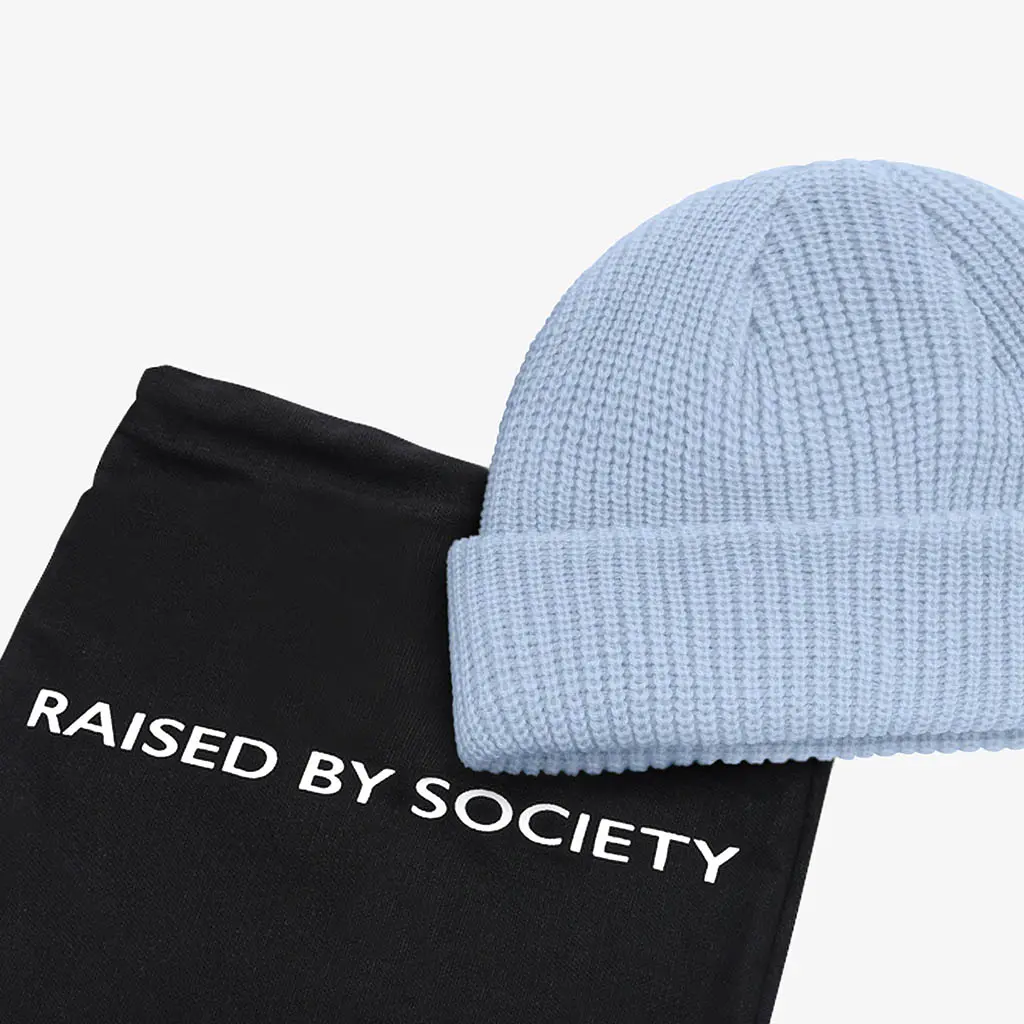 BABY BLUE FISHERMAN BEANIE - Image 5