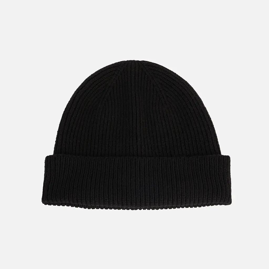 BLACK SHORT BEANIE - Image 5