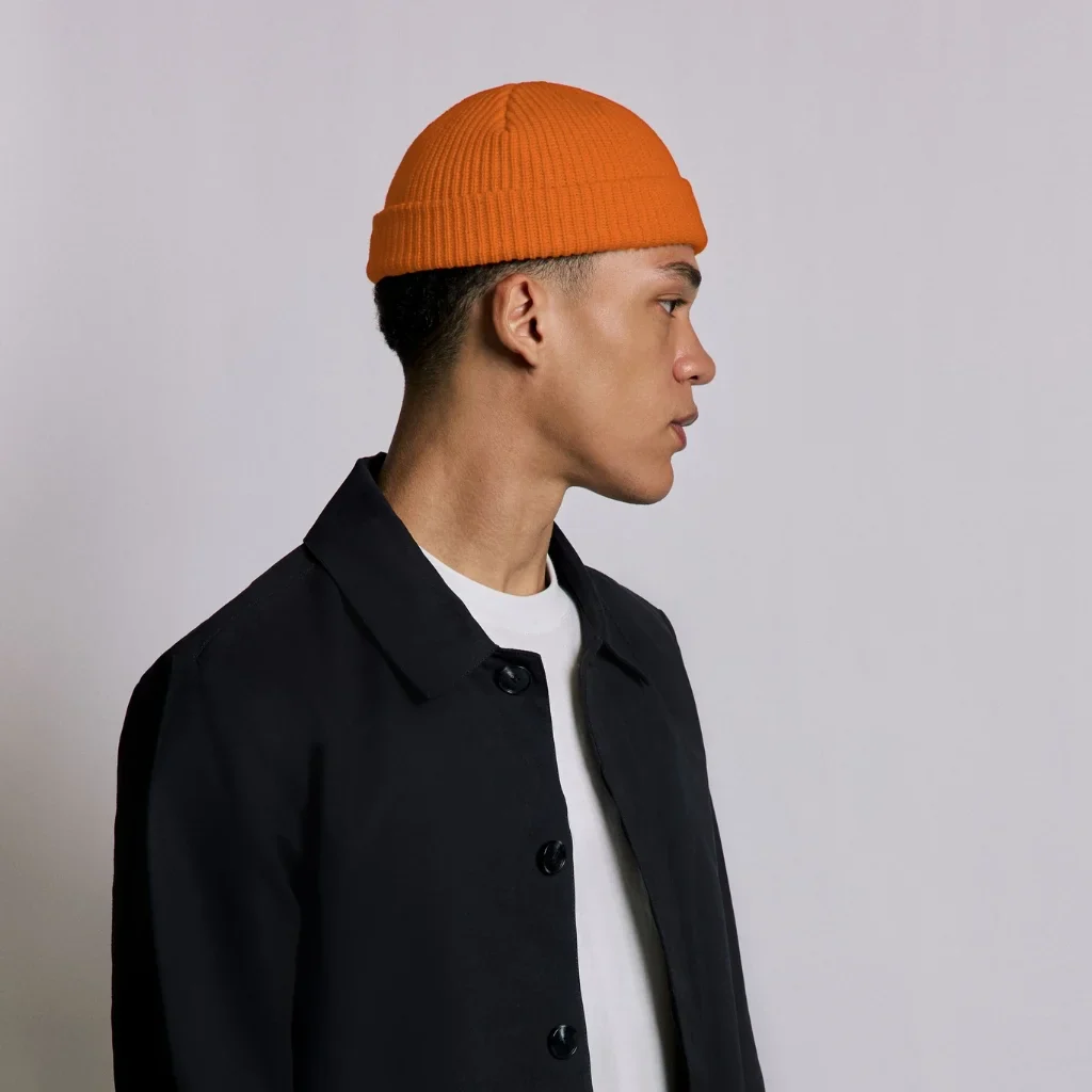 BURNT ORANGE FISHERMAN BEANIE - Image 4