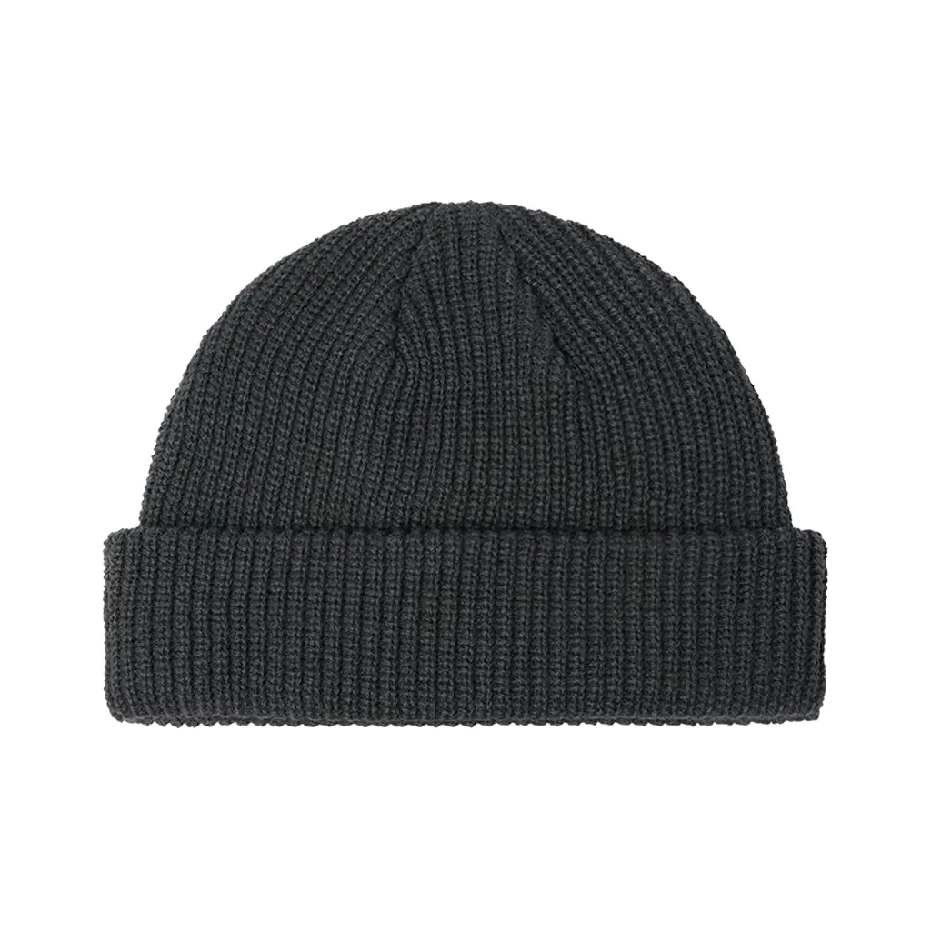 CHARCOAL FISHERMAN BEANIE - Image 2