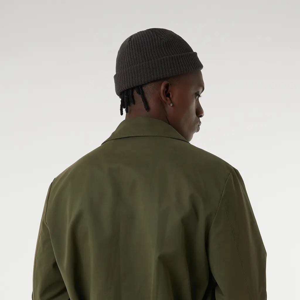 CHARCOAL FISHERMAN BEANIE - Image 4
