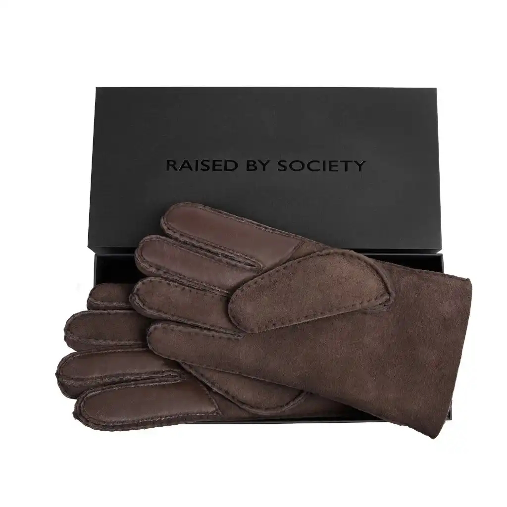 COFFEE BROWN GLOVES - Image 3