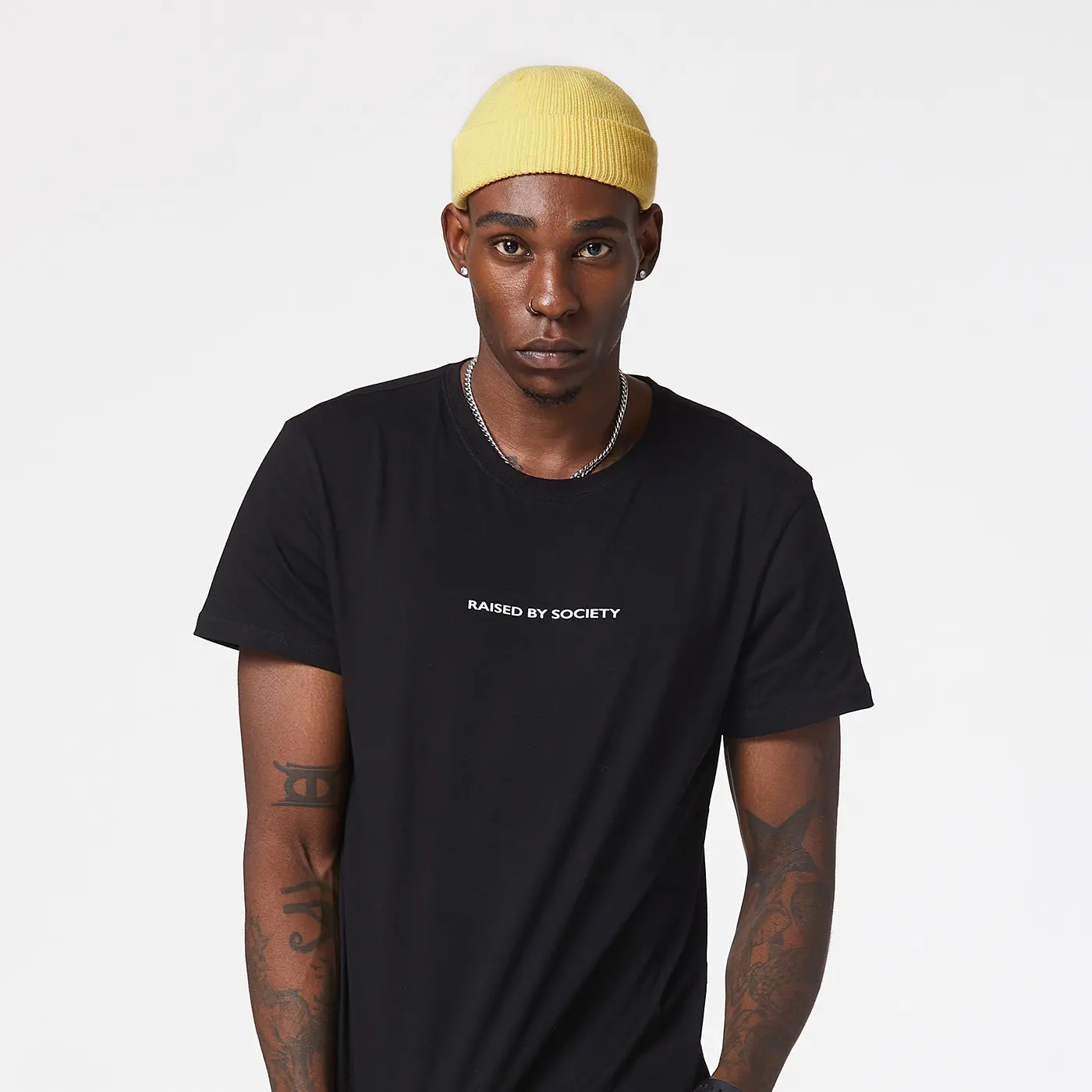 CREAM YELLOW FISHERMAN BEANIE - Image 3