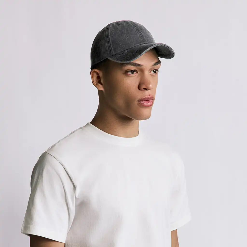 GRAPHITE BLACK VINTAGE CAP - Image 3