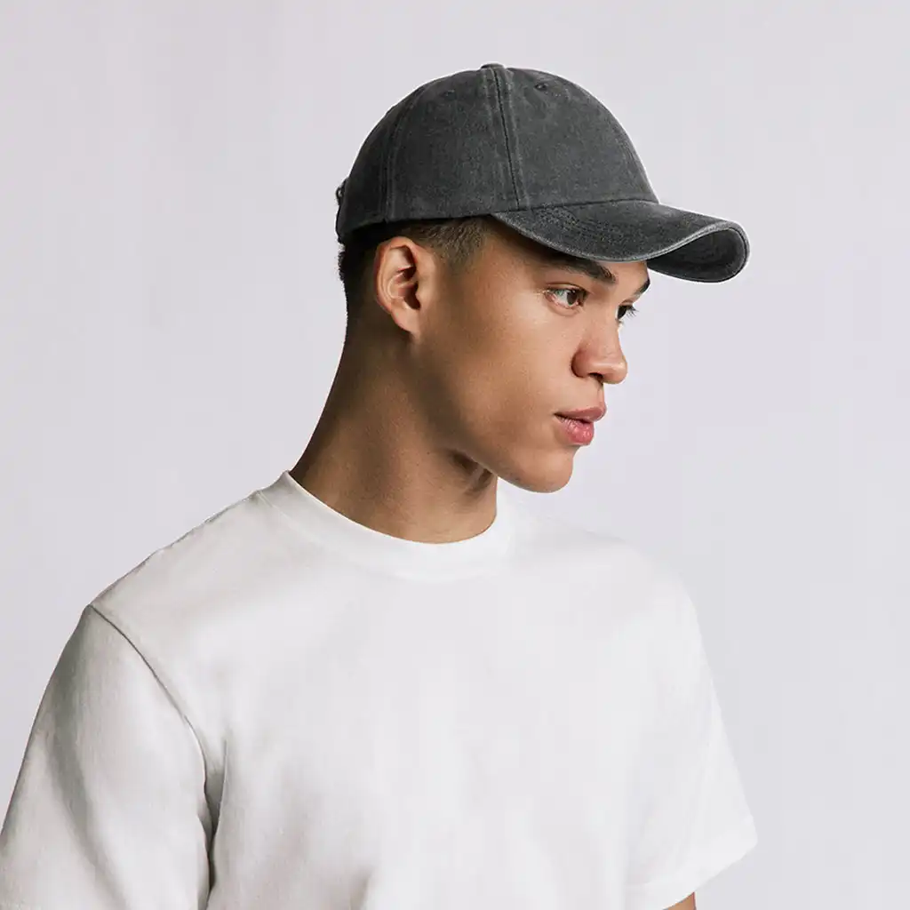 GRAPHITE BLACK VINTAGE CAP - Image 6