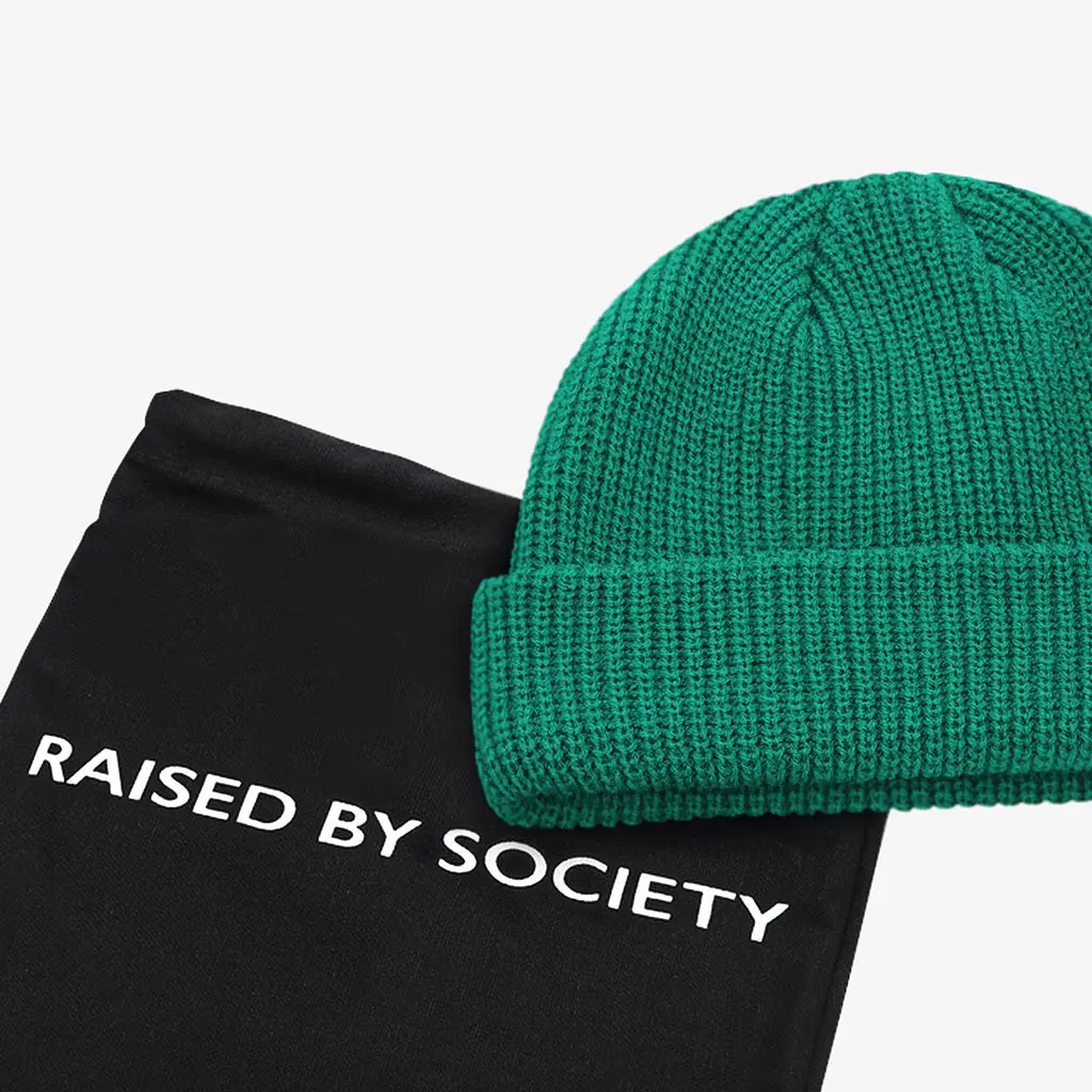 HUNTER GREEN FISHERMAN BEANIE - Image 4