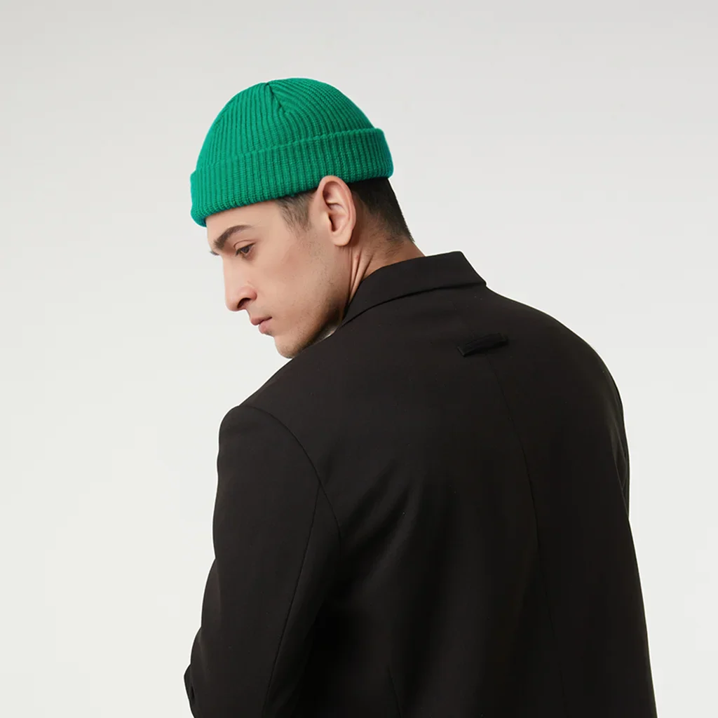 HUNTER GREEN FISHERMAN BEANIE - Image 5