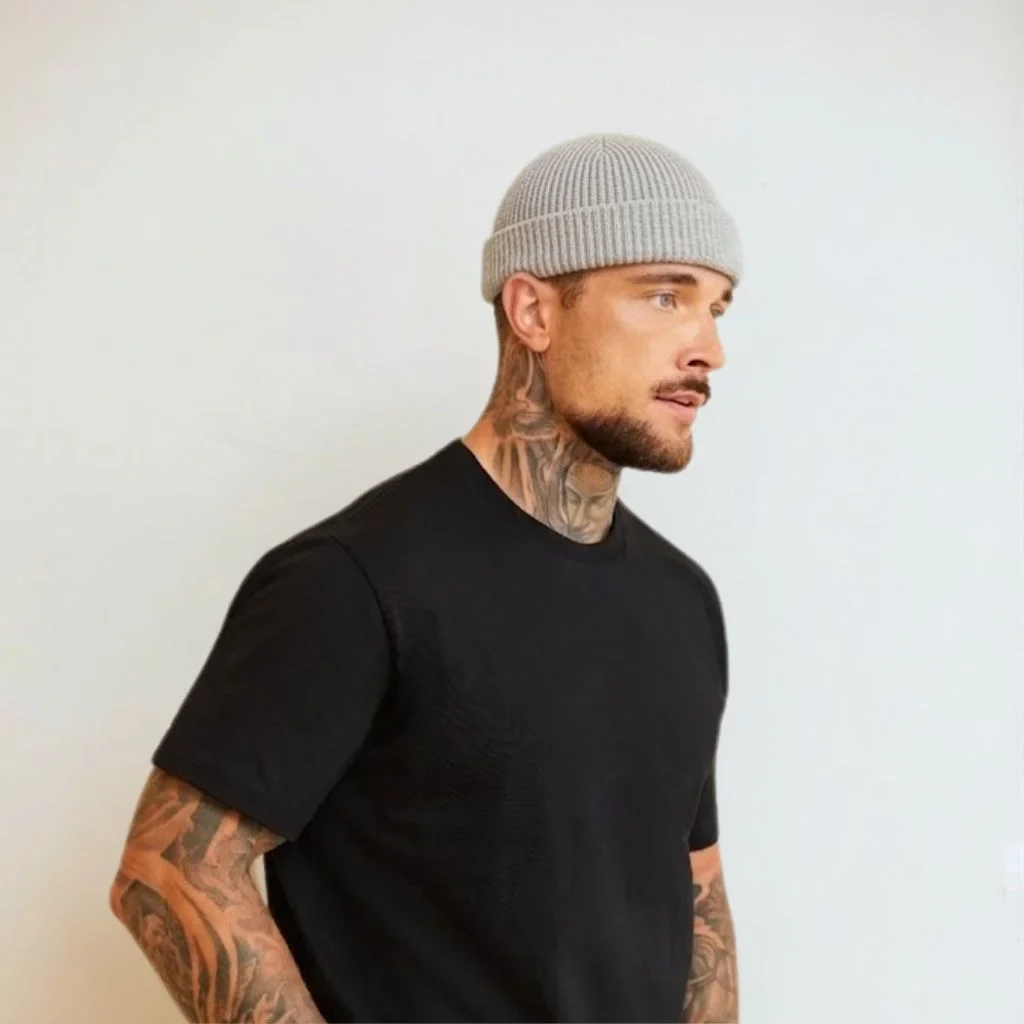 LIGHT GREY FISHERMAN BEANIE PRO - Image 4