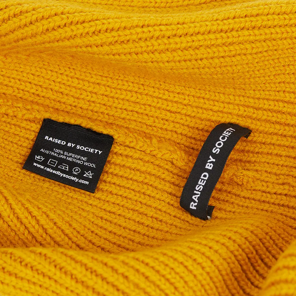 MUSTARD SHORT BEANIE - Image 7