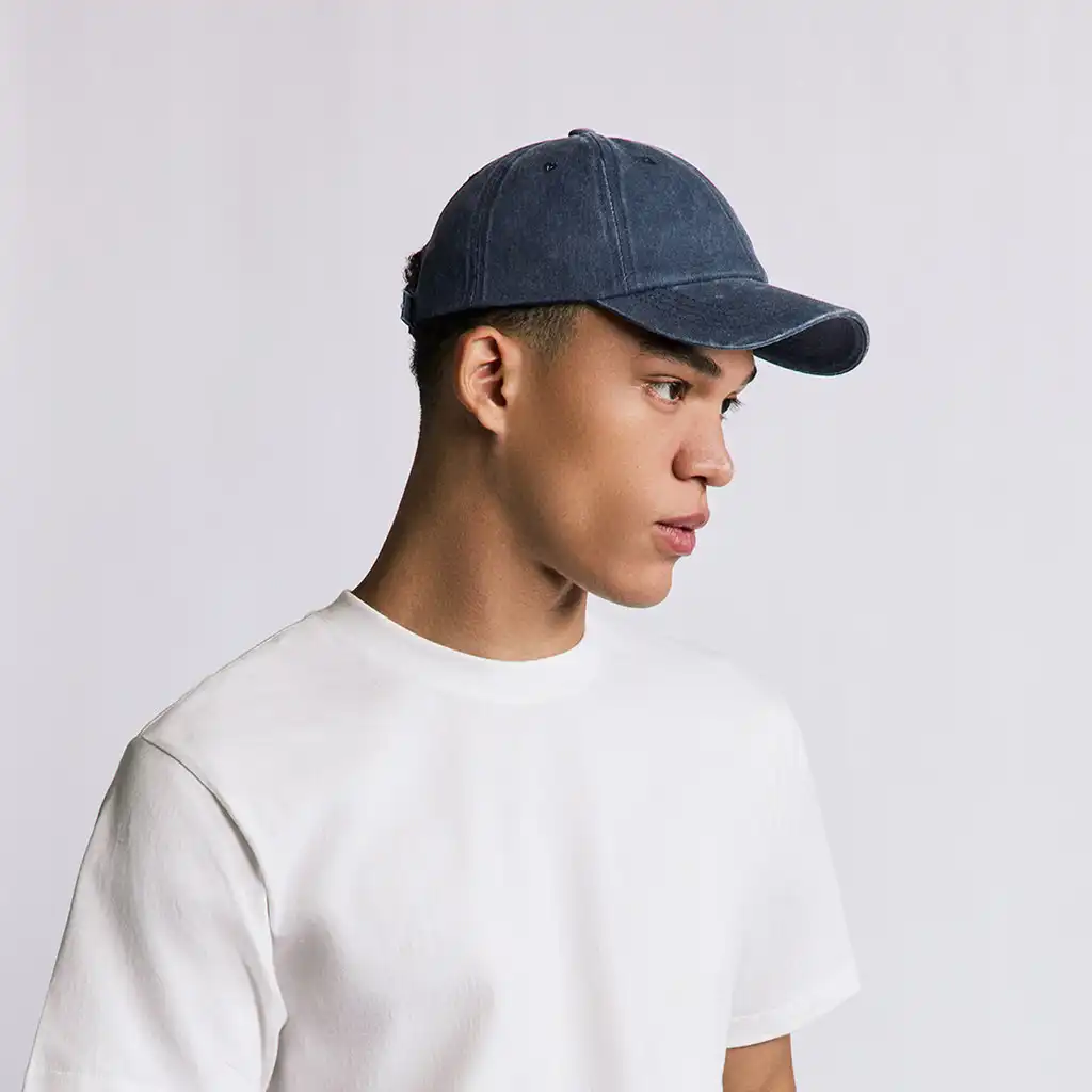 NAVY BLUE VINTAGE CAP - Image 4