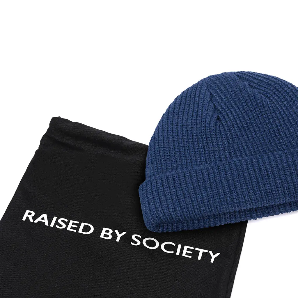 NAVY FISHERMAN BEANIE - Image 3
