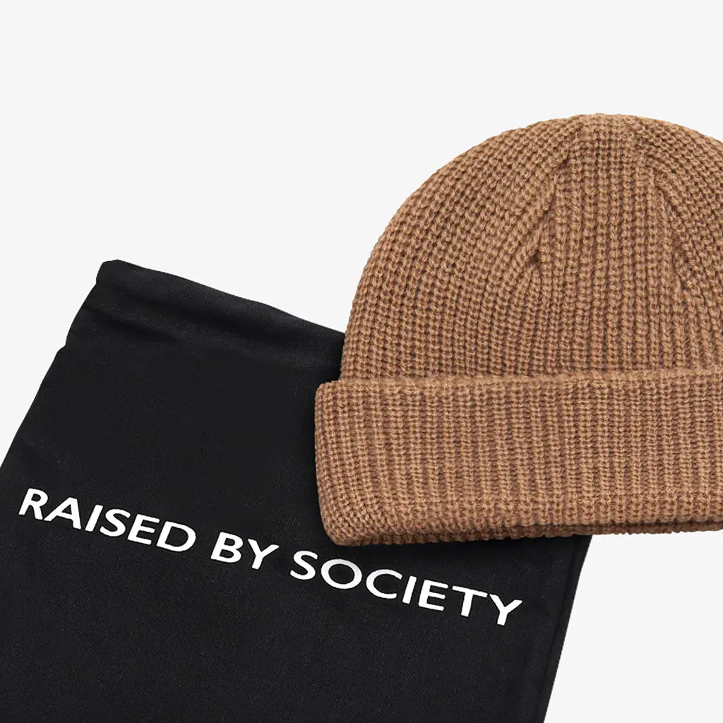 OAT BROWN FISHERMAN BEANIE - Image 4