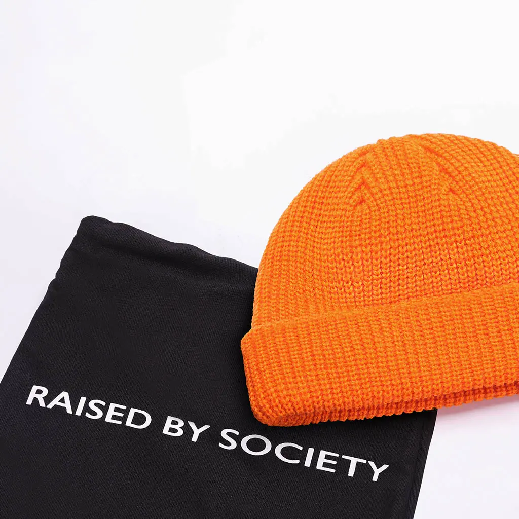 ORANGE FISHERMAN BEANIE - Image 5