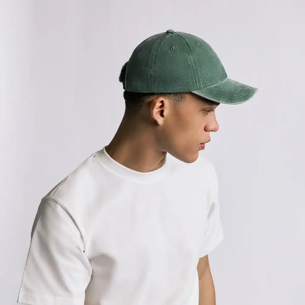 PINE GREEN VINTAGE CAP - Image 4