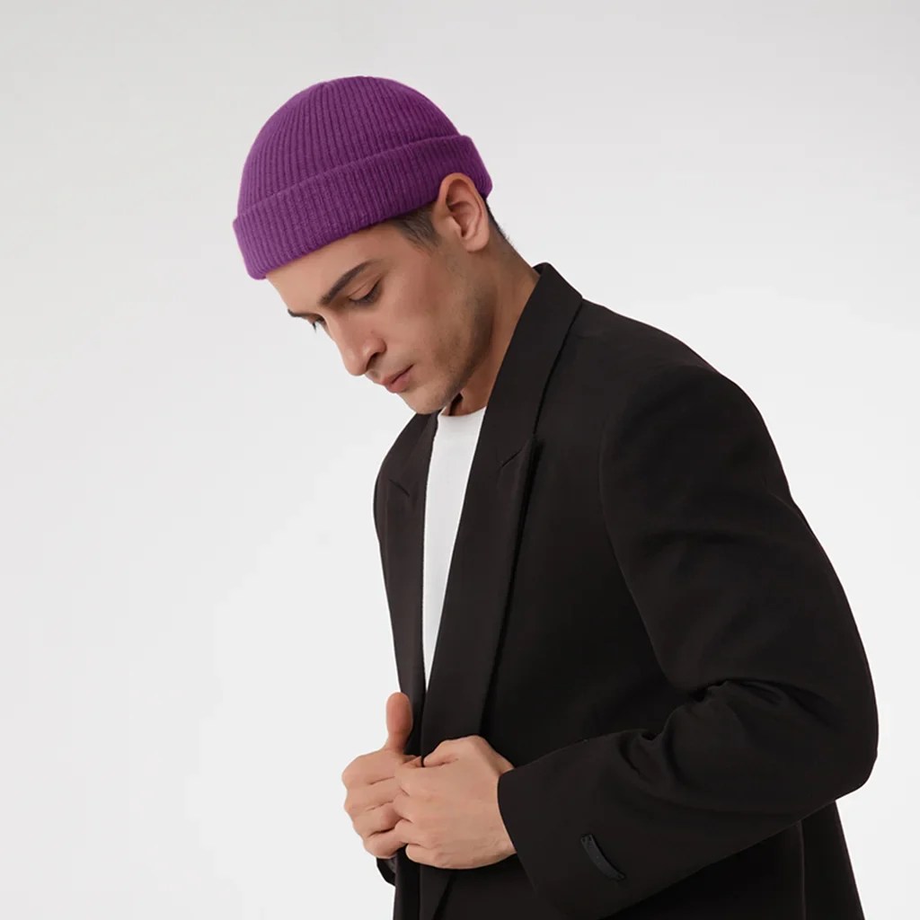 PURPLE FISHERMAN BEANIE - Image 4