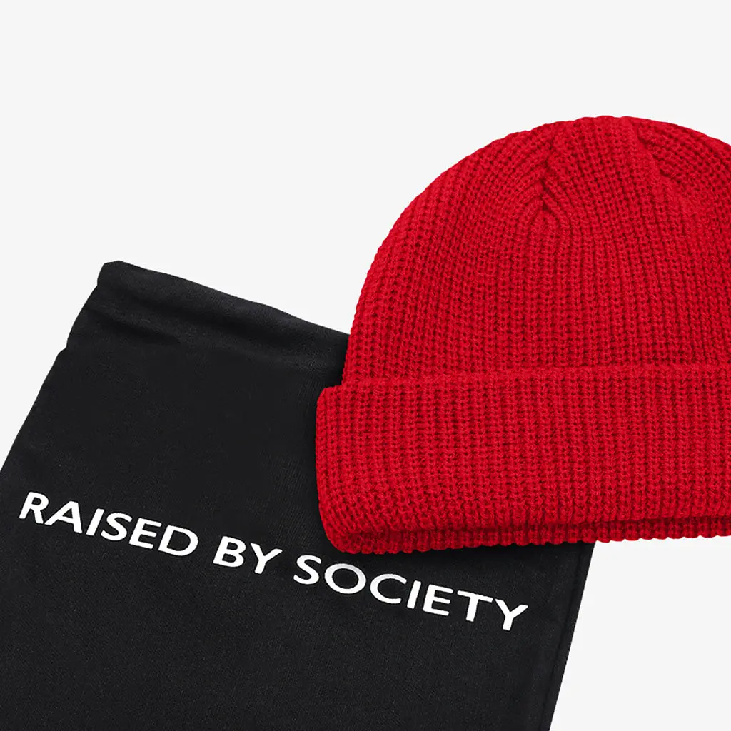 RED FISHERMAN BEANIE - Image 6