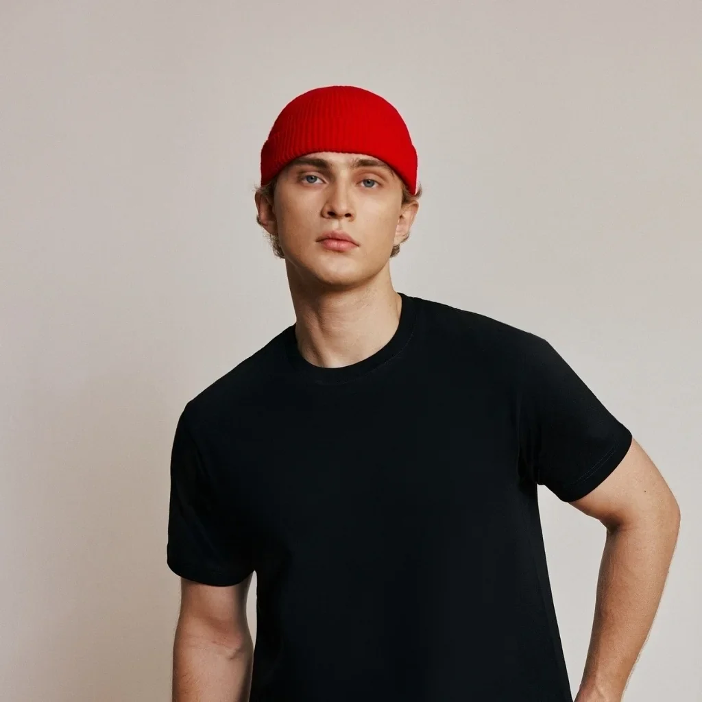 RED FISHERMAN BEANIE - Image 8