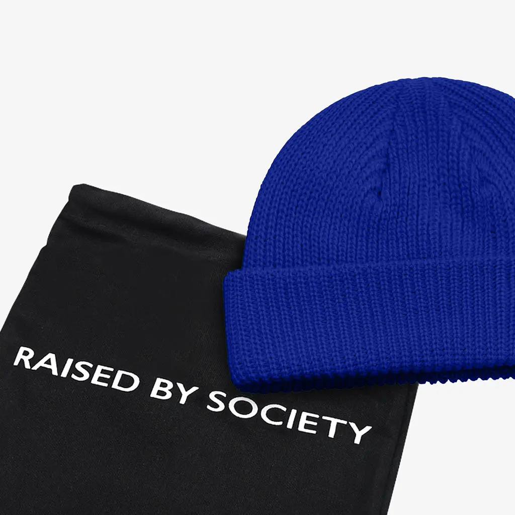 ROYAL BLUE FISHERMAN BEANIE - Image 5