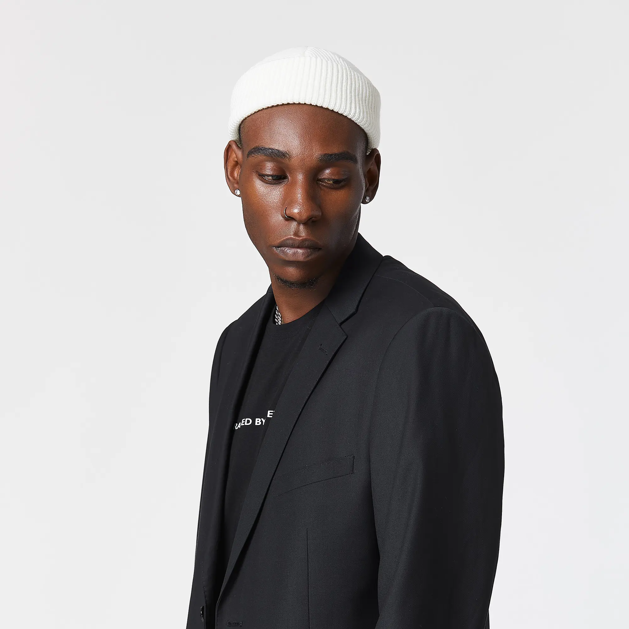 WHITE FISHERMAN BEANIE - Image 3
