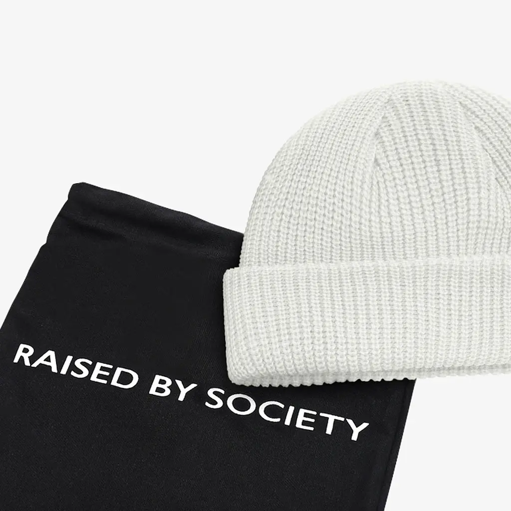 WHITE FISHERMAN BEANIE - Image 5