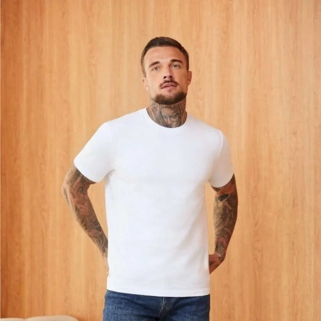 WHITE LOOPWHEELED T-SHIRT 2-PACK - Image 13