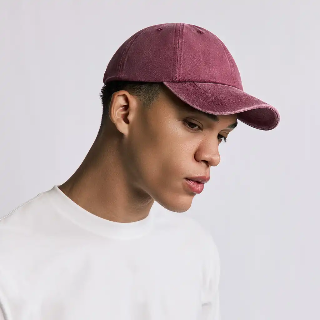 WINE RED VINTAGE CAP - Image 3