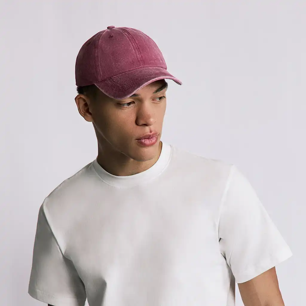 WINE RED VINTAGE CAP - Image 4